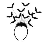 Javoryxh Fascia per capelli per ragazze adolescenti, con ragni/pipistrello/bulbo oculare, fascia per capelli per adulti, carnevale, feste, giochi di ruolo