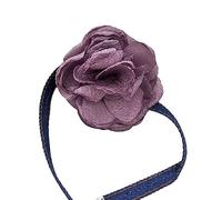Javoryxh Fashion Trend - Collana con ciondolo a forma di rosa, in corda blu, regolabile, semplice e fredda