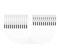 Javoryxh Leader in Filo da Pesca Antibite Attrezzatura in Filo Antibite con Girelle Rotanti Girelle Connettori A Scatto Line