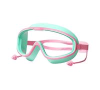 Javoryxh Occhialini da Nuoto per Bambini I Bambini Nuotano con Tappi Le Orecchie Clip Naso Resistenti Ampia Vista 3-16 Occhialini