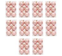 Javoryxh Palline Natale Infrangibili Disegni Assortiti per L'abbellimento Albero del Festival Decorazione Pendenti Appesi in Plastica Taglio Albero delle Vacanze