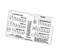 Javoryxh Portatili Range Finder Tasca per Carte Misuratore Analogico Caccia Regolo Calcolatore per Tiri A Lungo Raggio E Attrezzature Compatte
