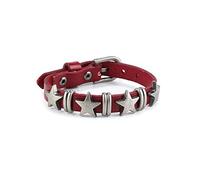 Javoryxh Punk Rock Wrap Star Pelle Vintage Star Spiker Rivetto Gothic Largo Bracciali Per Le Donne Gioielli Ornamento, L: Approx.25.5cm/10.03"; W:Approx.1.7cm/0.66", PU, lega