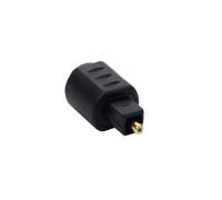 Javoryxh Spine da 3,5 mm a Toslink adattatore maschio adattatore ottico che migliora la trasmissione digitale per amplificatori