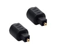 Javoryxh Spine da 3,5 mm a Toslink adattatore maschio adattatore ottico che migliora la trasmissione digitale per amplificatori