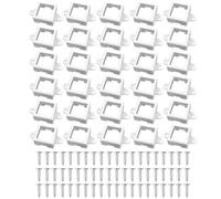 Javoryxh Supporto per Luce Esterna Supporto Universale Portalampada A LED Clip Montaggio con Viti Staffa Strisce Lampada Staffa Fissa Luce da Cortile Duratura