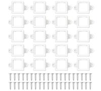 Javoryxh Supporto per Luce Esterna Supporto Universale Portalampada A LED Clip Montaggio con Viti Staffa Strisce Lampada Staffa Fissa Luce da Cortile Duratura