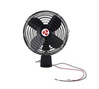 Javoryxh Ventola Raffreddamento per Autoveicoli 12V 24V con Tecnologia Riduzione del Rumore Lunghi Viaggi in Auto Camion Barche E Autobus Ventola Auto in Acciaio Inossidabile Resistente da 8