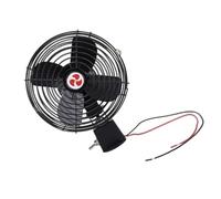 Javoryxh Ventola Raffreddamento per Autoveicoli 12V 24V con Tecnologia Riduzione del Rumore Lunghi Viaggi in Auto Camion Barche E Autobus Ventola Auto in Acciaio Inossidabile Resistente da 8