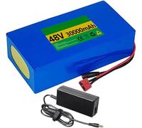 JAVPTAV Batteria per bicicletta elettrica da 36 V 48 V, pacco batteria al litio da 8 Ah, 10 Ah, 12 Ah, 15 Ah, 18 Ah, 20 Ah e 25 Ah con caricatore e piastra di protezione BMS. (36 V 15 AH,T)