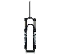 JAVPTAV Forcella Ammortizzata a Molla for Mountain Bike 26/27,5/29'' Freno a Disco Forcella Anteriore Escursione 100mm 1 1/8" Sterzo Dritto Senza Filettatura 9mm QR Bike(26'')