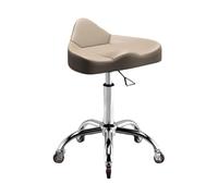 JAVPTAV Sedia a sella, sgabello a sella, sgabello a sella girevole con ruote, sedia ergonomica a sella, sgabello idraulico regolabile con ruote for uffici, studi di trucco