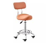 JAVPTAV Sedia da disegno a sella sgabello da cucina con poggiapiedi supporto per la schiena, sedia ergonomica da salone per clinica dentista clinica