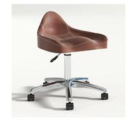 JAVPTAV Sedia sgabello a sella con regolazione idraulica dell'altezza, ruote girevoli for dentista, salone di bellezza, tatuaggio, ufficio domestico, comoda e versatile