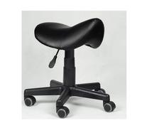 JAVPTAV Sgabello a sella con ruote, altezza regolabile, robusto, girevole, sgabello, poggiapiedi, for clinica, dentista, spa, centri massaggi, studio di supporto(40-54cm)