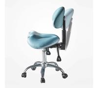JAVPTAV Sgabello a sella con supporto for la schiena for igienisti dentali, sedia girevole regolabile for salone