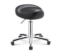 JAVPTAV Sgabello a sella for dentista, sedia for estetica, altezza regolabile for dentista, salone, massaggio, ufficio(F,Large)