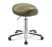 JAVPTAV Sgabello a sella for dentista, sedia for estetica, altezza regolabile for dentista, salone, massaggio, ufficio(C,Medium)