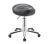 JAVPTAV Sgabello a sella for dentista, sedia for estetica, altezza regolabile for dentista, salone, massaggio, ufficio(A,Medium)