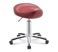 JAVPTAV Sgabello a sella for dentista, sedia for estetica, altezza regolabile for dentista, salone, massaggio, ufficio(E,Small)