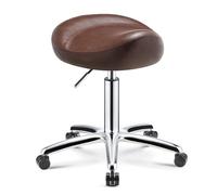 JAVPTAV Sgabello a sella for dentista, sedia for estetica, altezza regolabile for dentista, salone, massaggio, ufficio(B,Large)