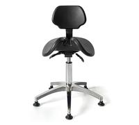 JAVPTAV Sgabello a sella regolabile, sedia odontoiatrica for laboratorio odontotecnico, studio massaggi, ufficio