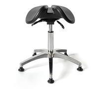 JAVPTAV Sgabello a sella regolabile, sedia odontoiatrica for laboratorio odontotecnico, studio massaggi, ufficio