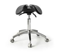 JAVPTAV Sgabello a sella regolabile, sedia odontoiatrica for laboratorio odontotecnico, studio massaggi, ufficio