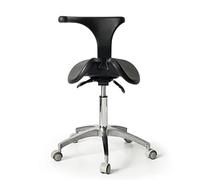 JAVPTAV Sgabello a sella regolabile, sedia odontoiatrica for laboratorio odontotecnico, studio massaggi, ufficio