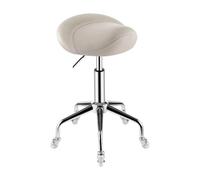JAVPTAV Sgabello da sella girevole con ruote idrauliche regolabili for uso interno ed esterno, colore verde(White)