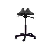 JAVPTAV Sgabello da sella regolabile for tatuaggi, sedia ergonomica con ruote girevoli, sgabello da taglio idraulico for stilista, for massaggi(B,53/73CM)