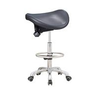 JAVPTAV Sgabello da sella regolabile, sedia da lavoro ergonomica, girevole a 360°, for medici, centri estetici, centri benessere