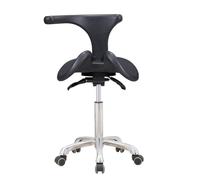 JAVPTAV Sgabello da sella regolabile, sedia da lavoro ergonomica, girevole a 360°, for medici, centri estetici, centri benessere