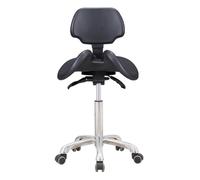 JAVPTAV Sgabello da sella regolabile, sedia da lavoro ergonomica, girevole a 360°, for medici, centri estetici, centri benessere