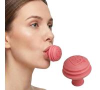 Jaw Exerciser - Riduttore a doppio mento per donne e uomini, non morde il viso, per yoga e respirazione, per rassodare la pelle, staccabile, a 3 strati, snella, portatile, per esercizi facciali a V