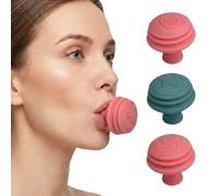 Jaw Exerciser - Riduttore a doppio mento per donne e uomini, non morde il viso, per yoga e respirazione, per rassodare la pelle, 3 strati staccabili, snellente e portatile, per esercizi facciali a V