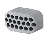 Jaw Muscle Exerciser - Palla da allenamento in silicone per mascella, colore: grigio, 1 pezzo