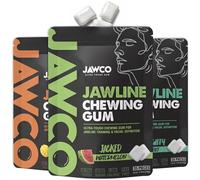 JAWCO - Gomme da masticare ultra resistenti, confezione da 3, per ottenere una mascella più forte e squadrata | Durezza 15X | Gomma dura per l'allenamento della mascella | Scalpello, scolpire