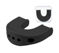 Jawline Trainer - Design a forma di U in silicone per scolpire la mascella, rinforzante per doppio mento, include scatola di immagazzinaggio portatile, tonificazione facciale quotidiana, esercizi di