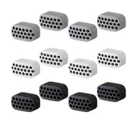 Jawline Trainer, Jawline Trainer, Jawline Trainer, Jaw Doppio mento, Jaw Exerciser per uomini e donne, allenamento per muscoli del viso (nero, bianco, grigio, 3 x 1,6 x 1,5 cm)