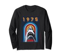 Jaws 2025 1975 Design retrò squalo Maglia a Manica