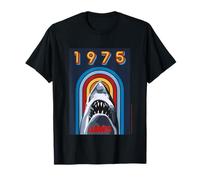 Jaws 2025 1975 Design retrò squalo Maglietta