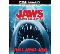 Jaws 3-Movie Collection - 4K Ultra HD + Blu-ray + Digital (4K UHD Blu-ray)