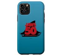 Jaws 50th Anniversary Fear in Red and Black Custodia per iPhone 11 Pro