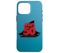 Jaws 50th Anniversary Fear in Red and Black Custodia per iPhone 16 Pro Max