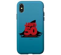 Jaws 50th Anniversary Fear in Red and Black Custodia per iPhone X/XS