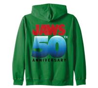 Jaws 50th Anniversary Logo Gradient Felpa con Cappuccio
