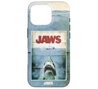 Jaws 50th Anniversary Poster Vintage Style Front & Back Custodia per iPhone 16 Pro