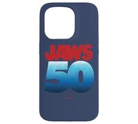 Jaws 50th Logo Dark Gradient Custodia per iPhone 15 Pro