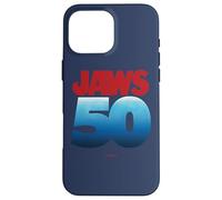 Jaws 50th Logo Dark Gradient Custodia per iPhone 16 Pro Max